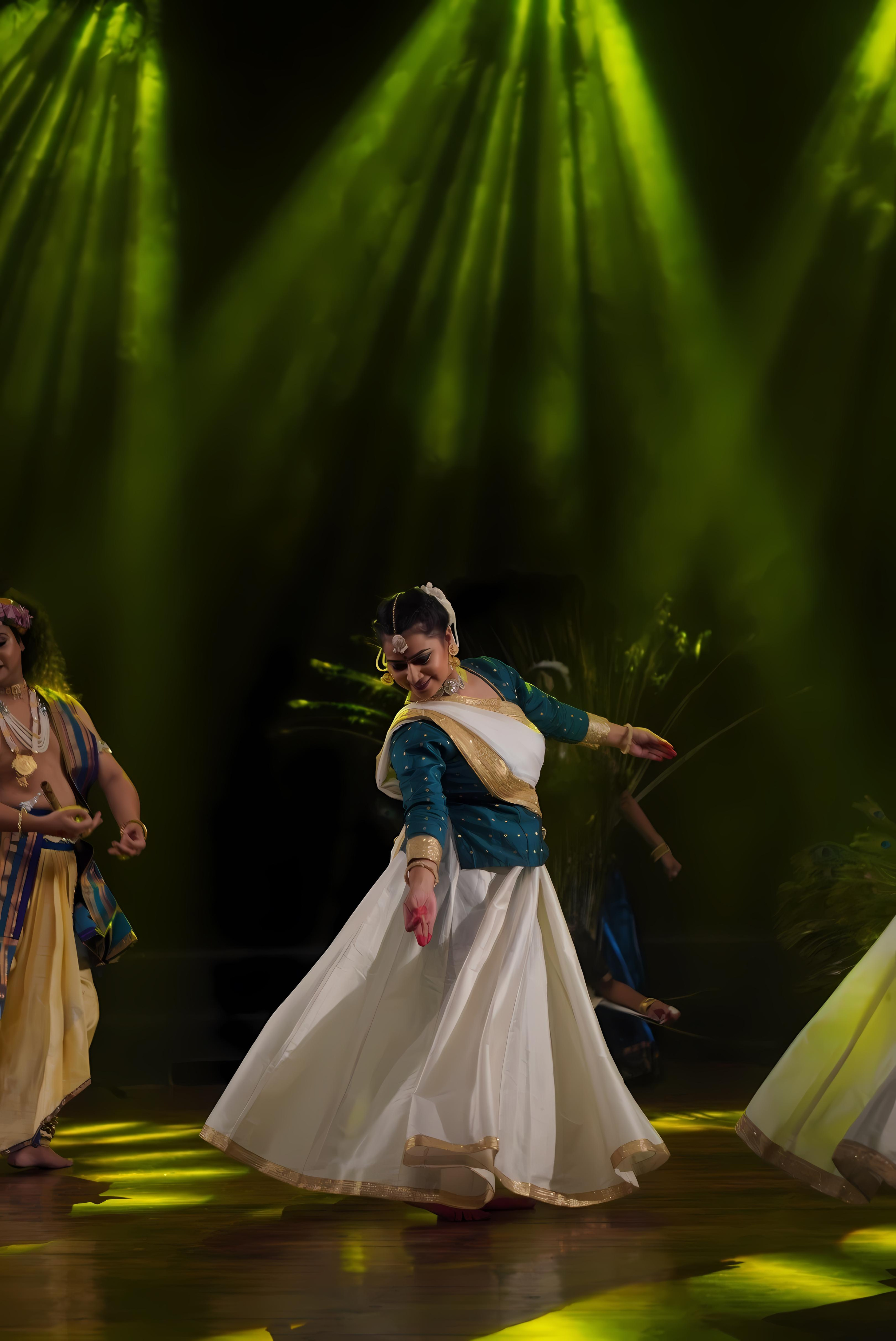Aditi Vasistha — Kathak performance under stage lights